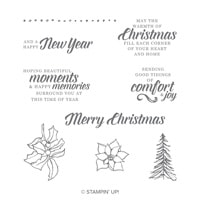 Timeless Tidings Wood-Mount Stamp Set Timeless Tidings Wood-Mount Stamp Set