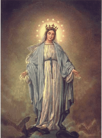 SANTA VERGINE MARIA: IMMAGINI GIF - MARIA DI NAZARETH SEMPRE BEATA