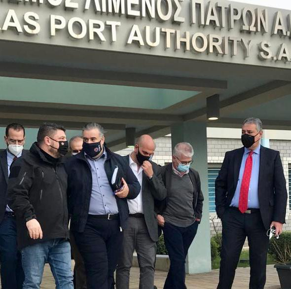 Στην Πάτρα ο Ν. Χαρδαλιάς για «αυτοψία» του νέου mega εμβολιαστικού κέντρου