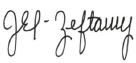J. El-Zeftawy signature.