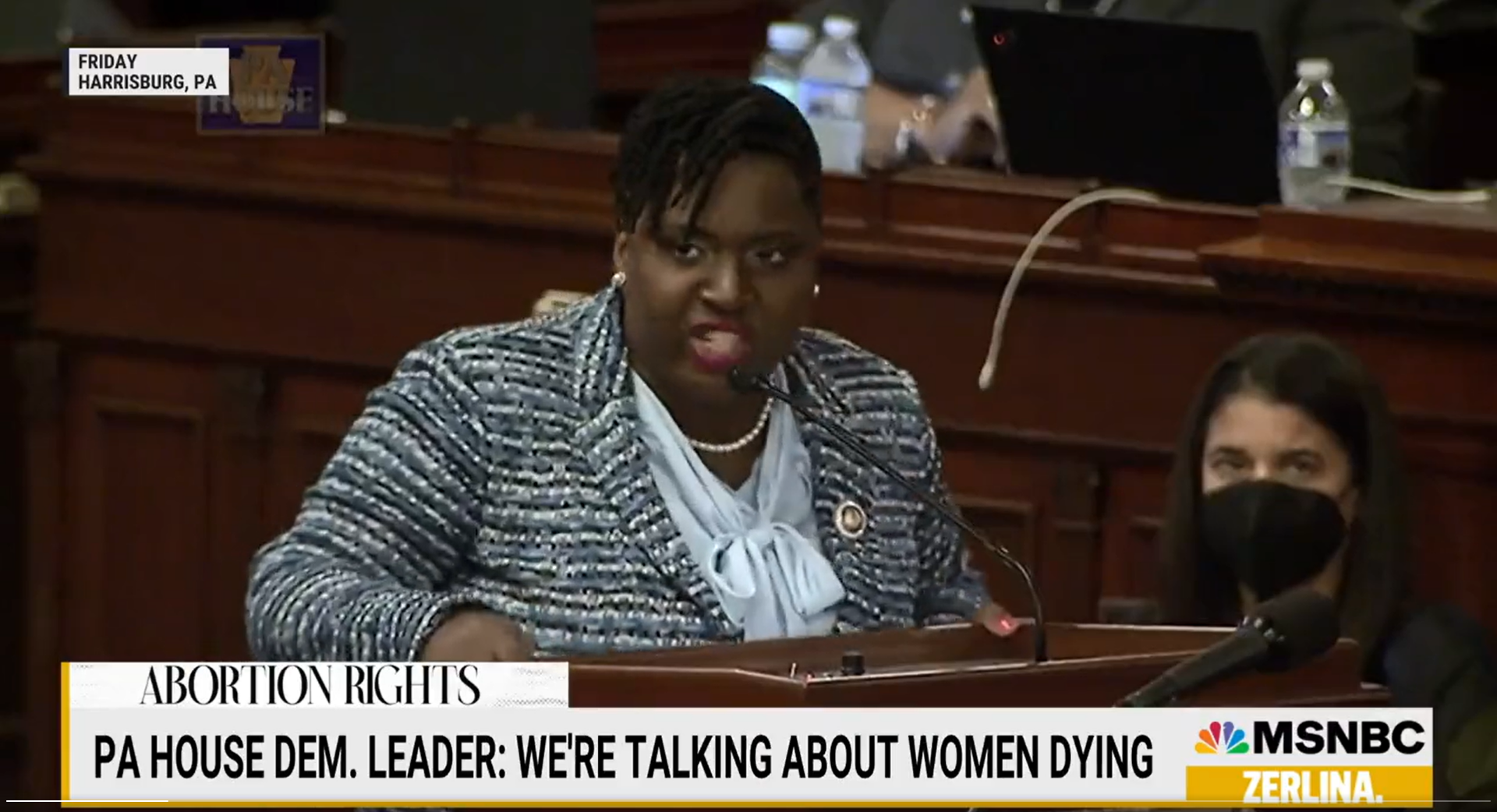 LEADER MCCLINTON ON MSNBC: We're talking about women dying
