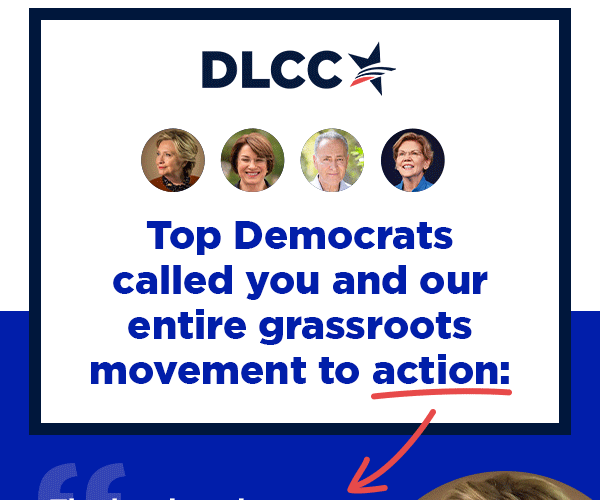 Top Democrats called you and our entire grassroots movement to action:
