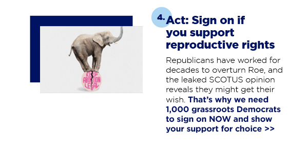 4. Act: Sign on if you support reproductive rights
