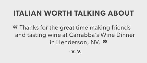  Carrabba’s Wine Event