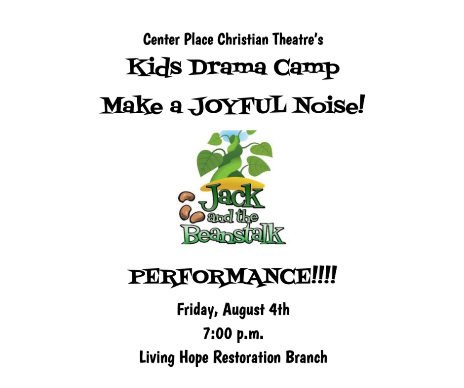 thumbnail Center Place Christian Theatres Kids Drama Camp Make a JOYFUL Noise 