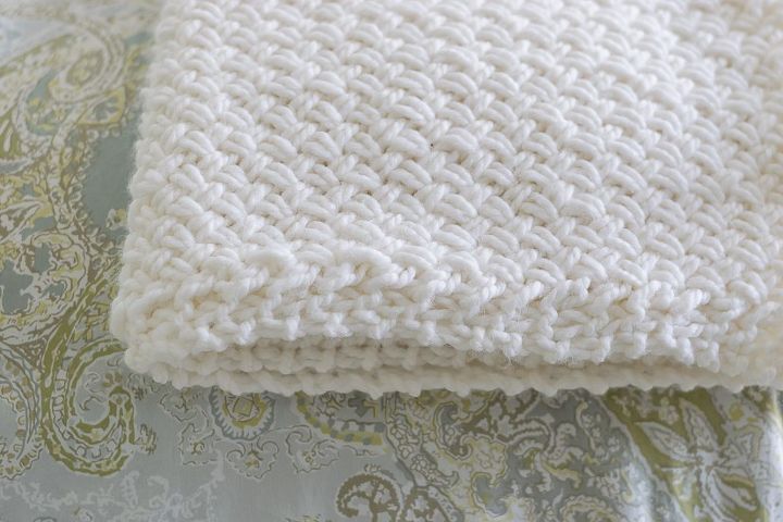 knit a diagonal basket weave blanket, crafts