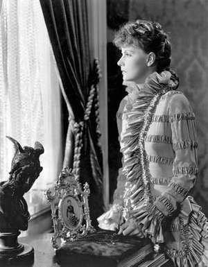 Anna Karenina (1935) Actress Greta Garbo as Anna Karenina in a scene from the film directed by Clarence Brown. Movie. Leo Tolstoy