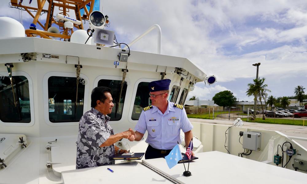 U.S., Federated States of Micronesia sign expanded shiprider agreement