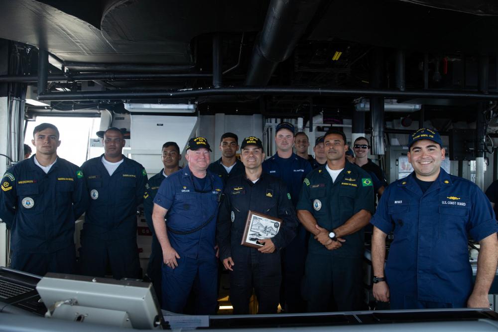 USCGC Stone partners with Brazliian Navy