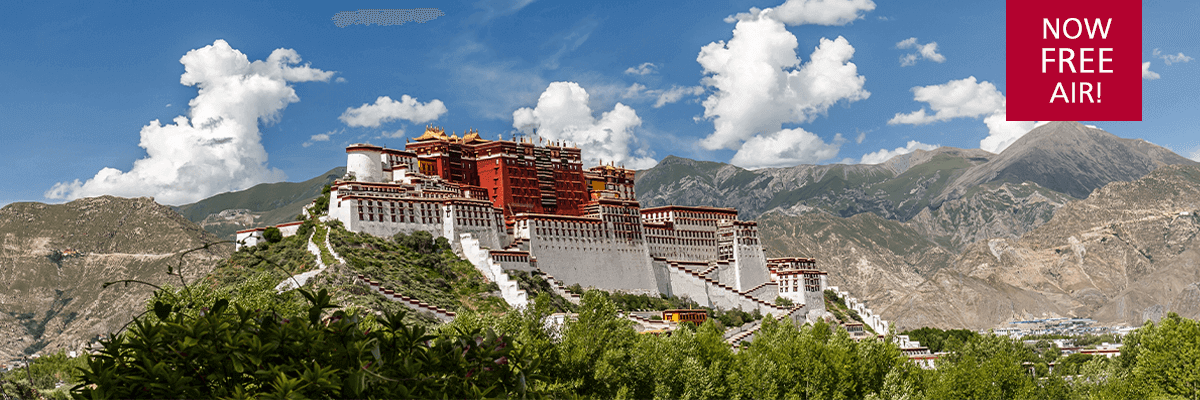 Panorama Clouds Potala Palace Lhasa