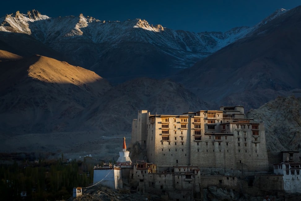 The former royal palace in Leh.