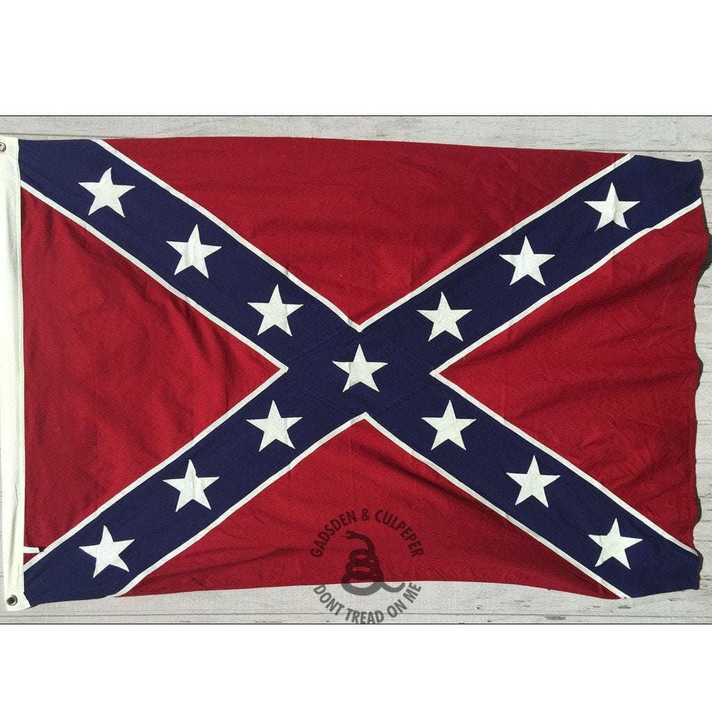 Image of 3x5 ft Confederate Sewn Cotton Flag