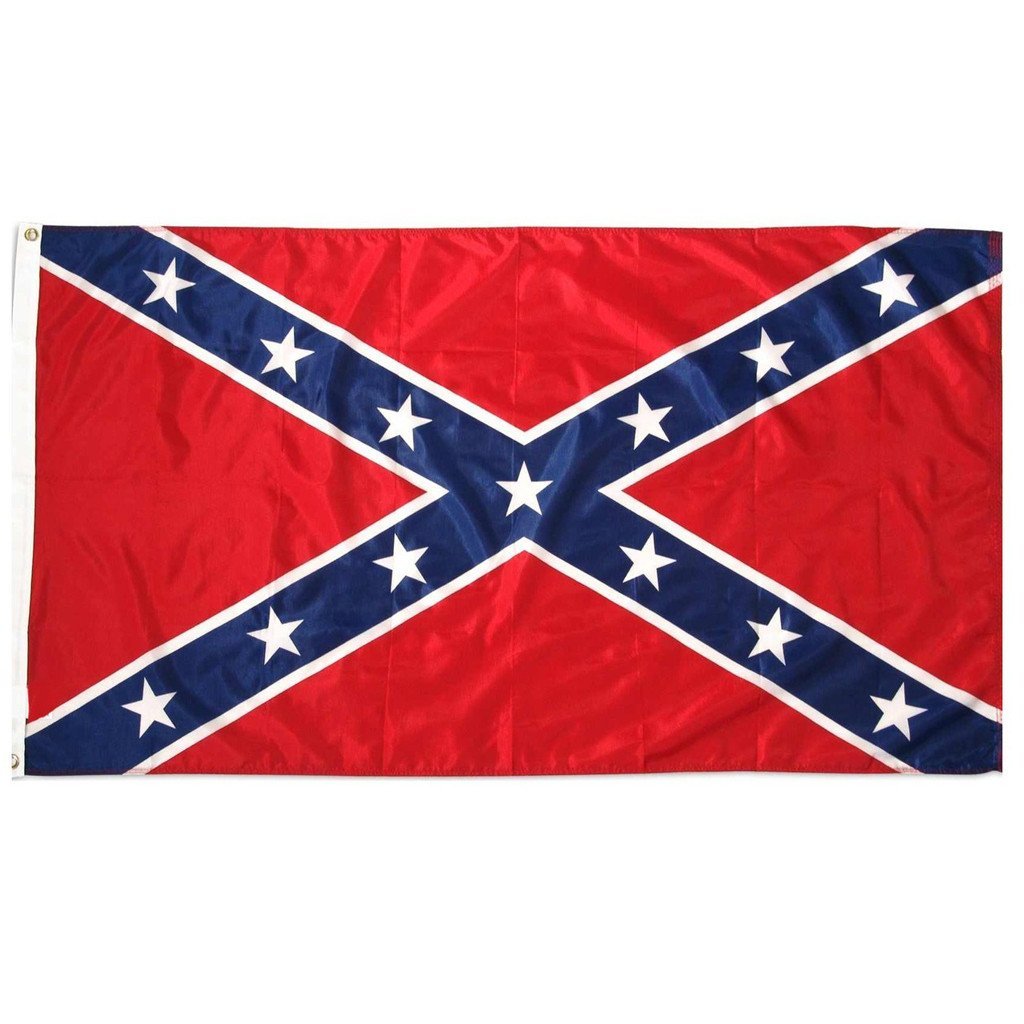 Image of 3x5 ft Super-Knit Confederate Flag