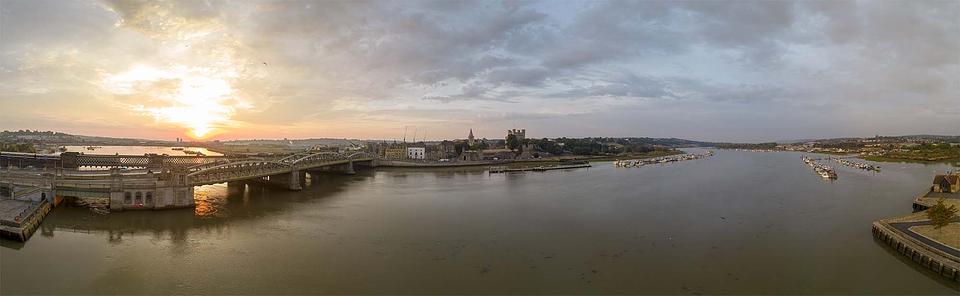 An Aerial View of Rochester at Dawn Mk.2