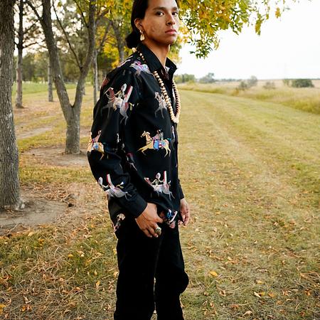 Parade Horses Button Up