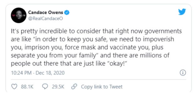 candace owens tweet candace owens tweet