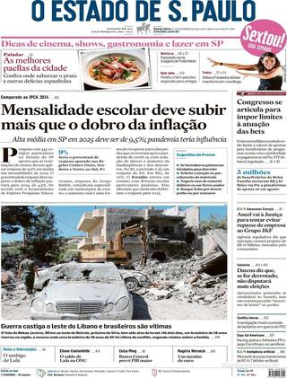 Capa Estadão