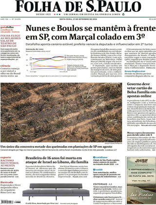 Capa Folha de S.Paulo