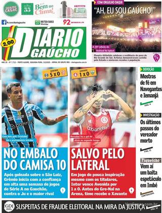 Capa Diário Gaúcho