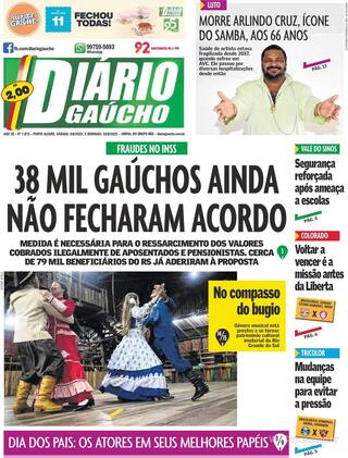 Capa Diário Gaúcho