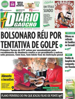 Capa Diário Gaúcho