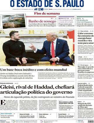 Capa Estadão