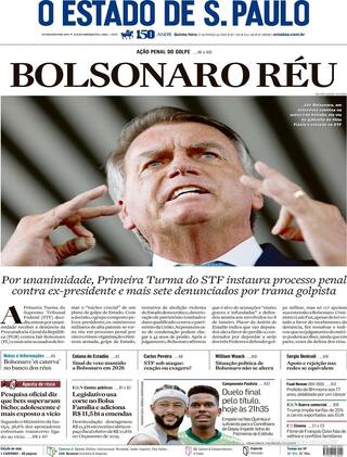 Capa Estadão