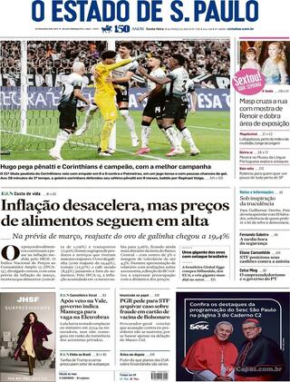 Capa Estadão
