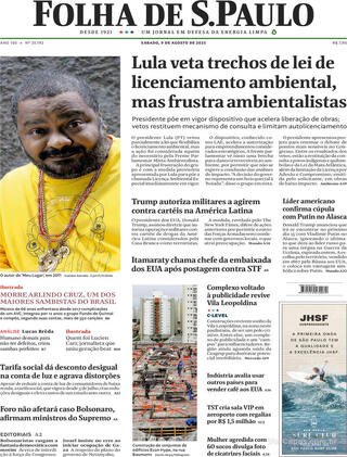 Capa Folha de S.Paulo