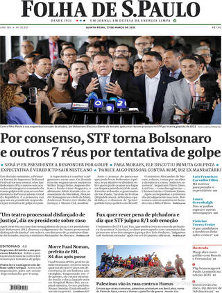 Capa Folha de S.Paulo