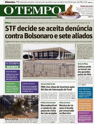 Capa Jornal O Tempo