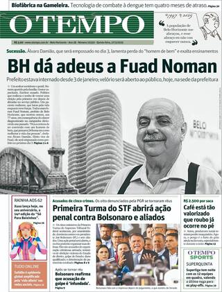 Capa Jornal O Tempo