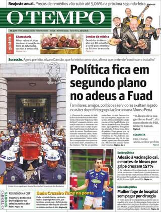 Capa Jornal O Tempo