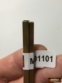 M01101 MOREZMORE 2 Telescopic Brass Square Tube #9851 #9852 3mm + 4mm K&S