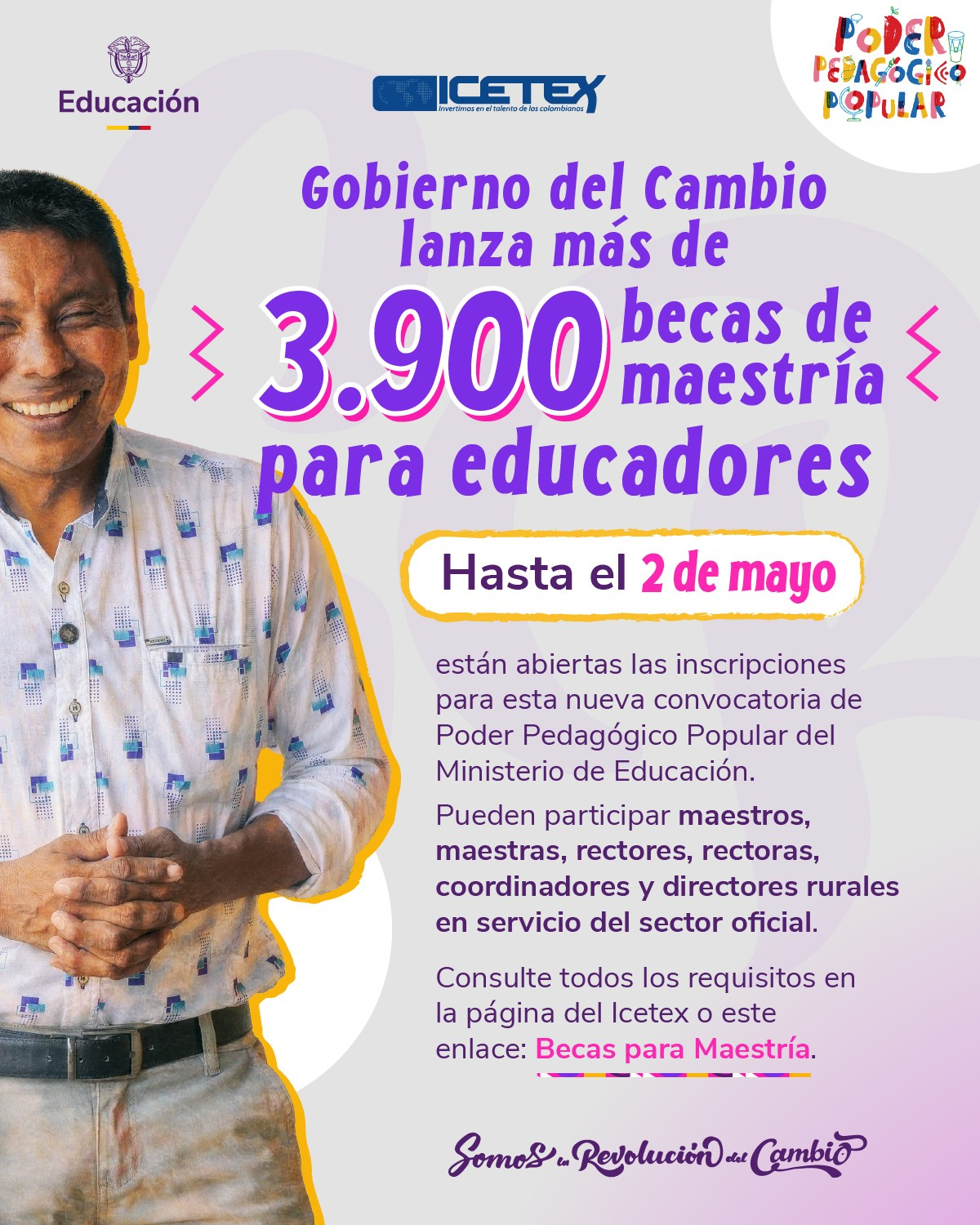 Becas de maestría para más de 3.900 educadores Becas_de_maestría.png
