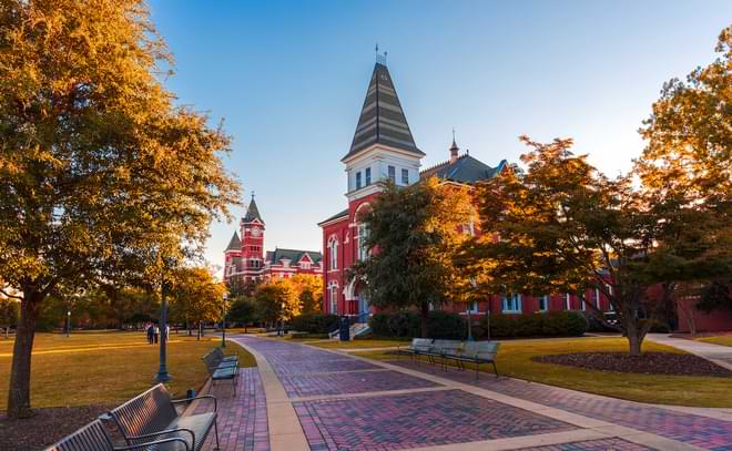 The college campus of Auburn University, where hundreds of students were recently baptized following a worship service. By Mohammad/stock.adobe.com