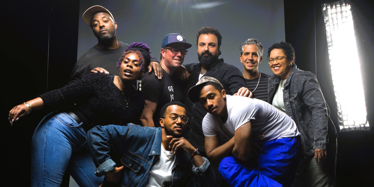 Cast of the Q Brothers Collective's Rome Sweet Rome at Chicago Shakespeare Theater