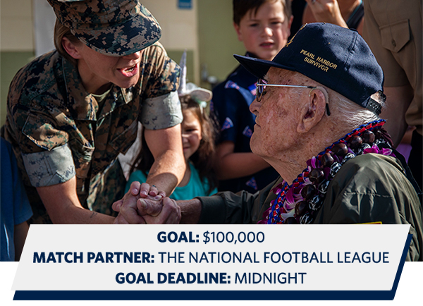 Service member shakes hands with veteran. Service member shakes hands with veteran.