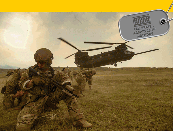 USO gif of service members USO gif of service members