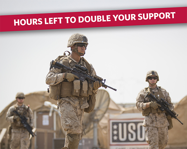 HOURS LEFT TO DOUBLE YOUR SUPPORT HOURS LEFT TO DOUBLE YOUR SUPPORT