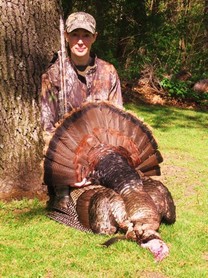 Youth turkey hunter with harvest