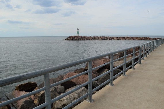 Lake Michigan pier