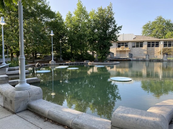 The DNR building at the State Fairgrounds.