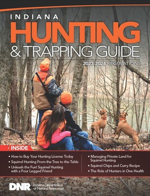 Cover of the new Indiana Hunting & Trapping Guide.