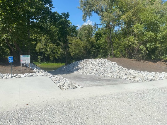 New Public Access Site near Carthage, Indiana.