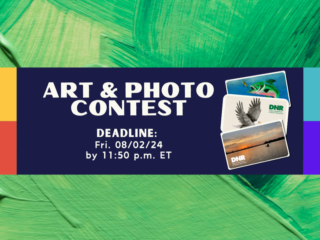 Graphic with text: Art & Photo Contest, deadline 8-2-24 at 11:50 p.m. ET.