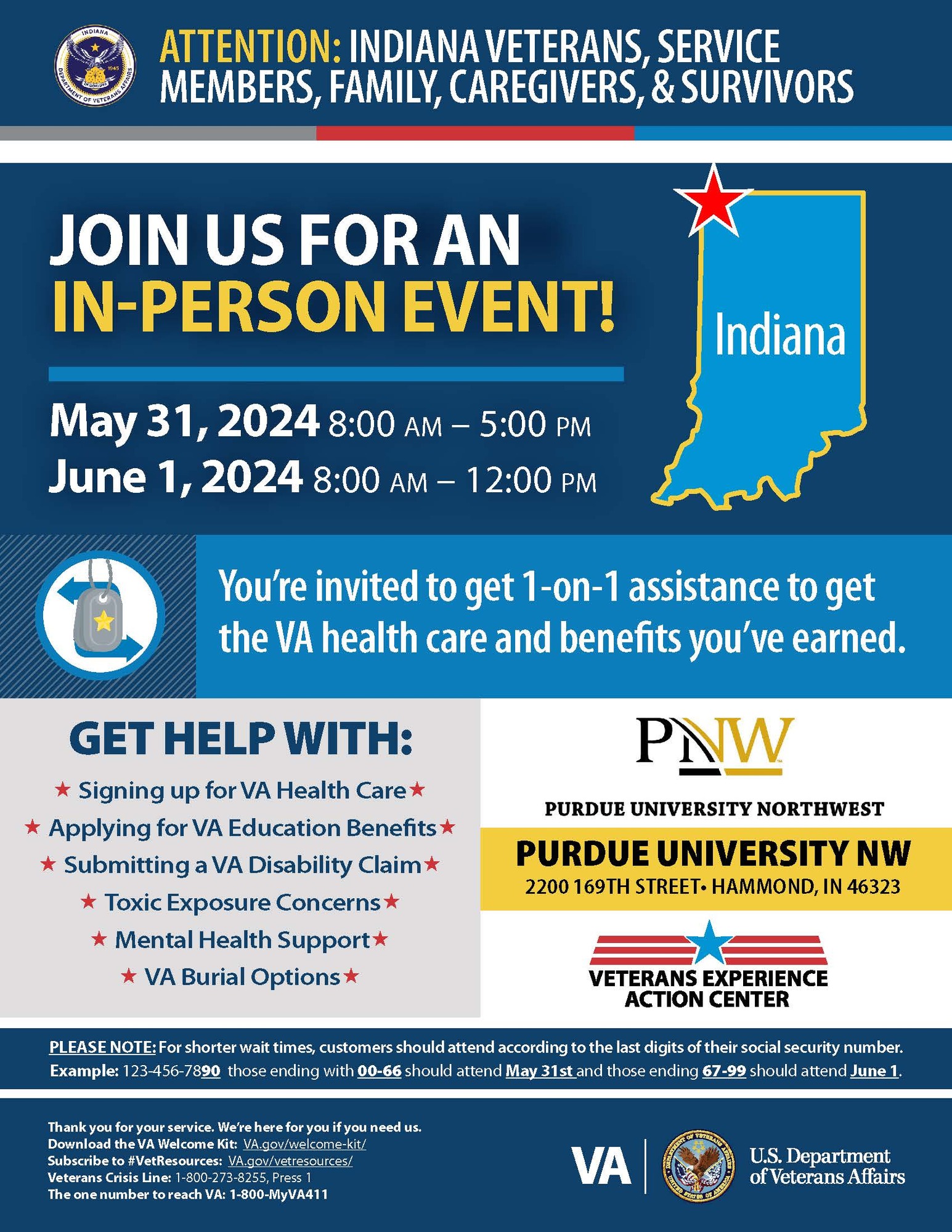 PUNW Veteran event