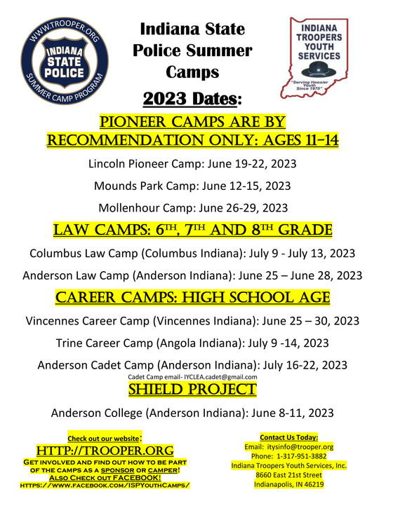 2023 ISP Summer Camps