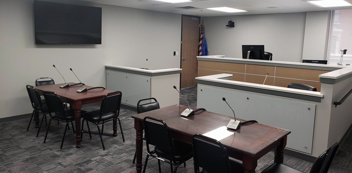 Tulsa courtroom new Executive Center office