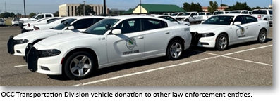 Photo of OCC Transportation Division Donated Vehicles